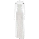 Floral Maxi Dress with Spaghetti Straps image 7