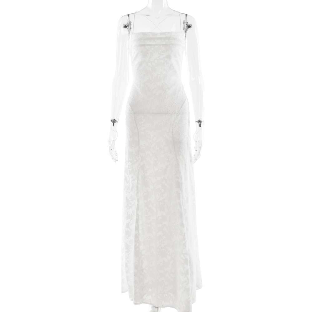 Floral Maxi Dress with Spaghetti Straps image 7