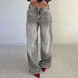 High-Waisted Wide-Leg Jeans image 5