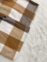 Casual Long Sleeve Oversize Plaid Long Coat image 7