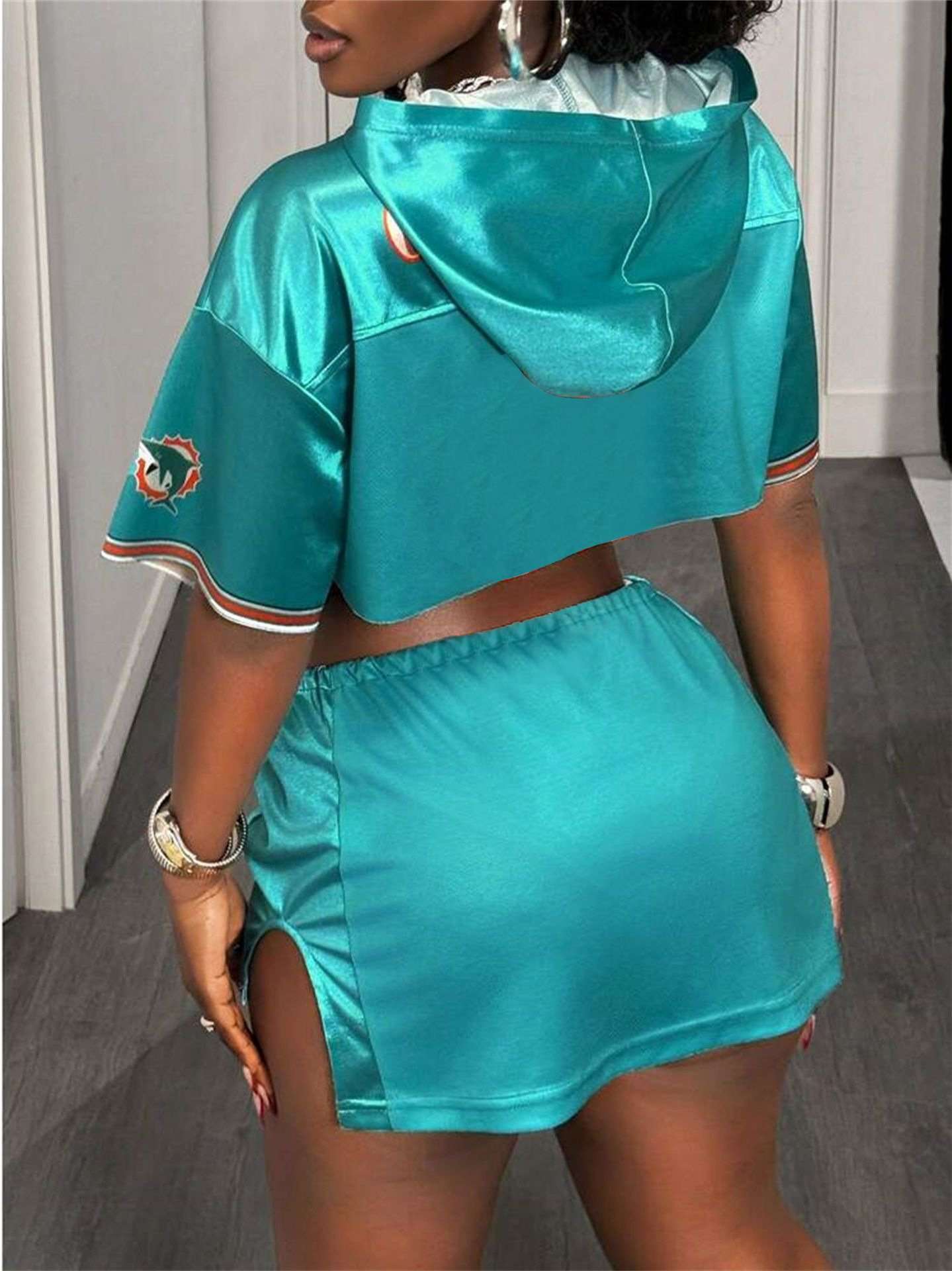 Varsity Crop & Skirt Set image 3