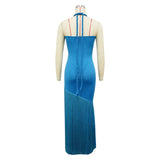 Fringe Halter Gown image 6