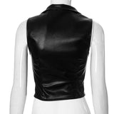 PU Solid High Neck Top image 3