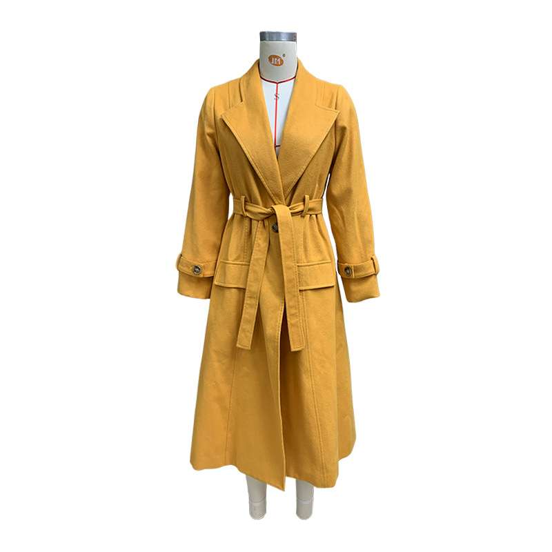 Fall Winter Stylish Casual Jacket With Belt image 3