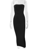 Classic Strapless Bodycon Midi Dress image 5