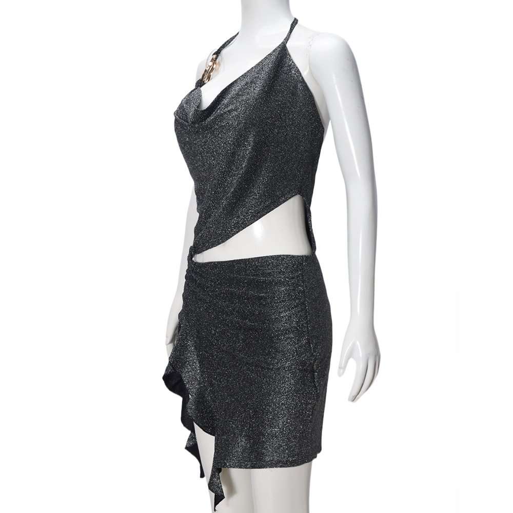 Irregular Backless Date Night Dress image 4