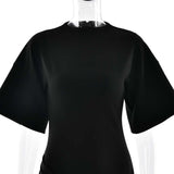 Short Dress with Draped Detail image 5