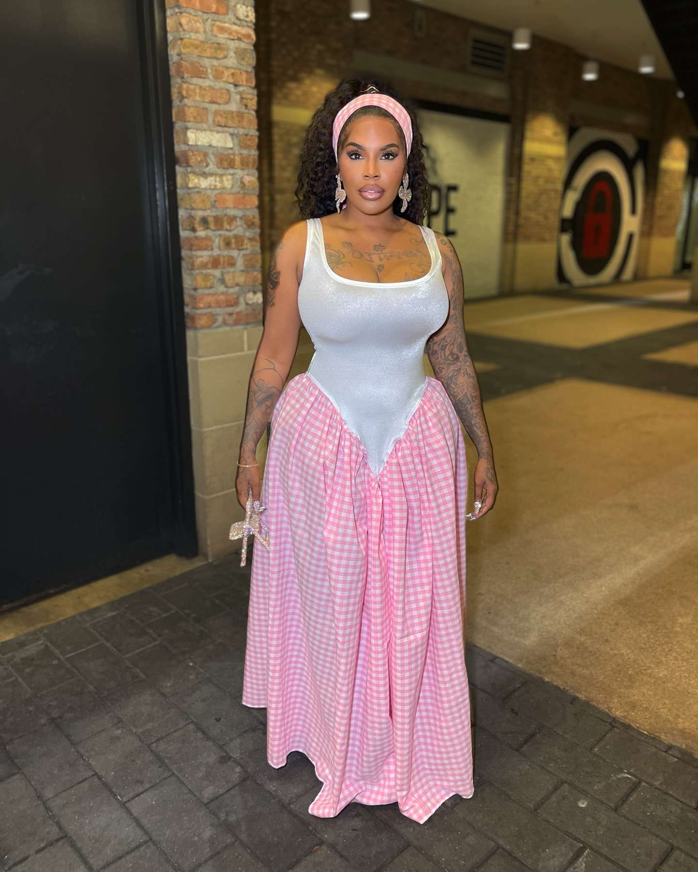 Plaid Print Loose Dress image 5