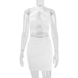 Cut-Out Halter Mini Dress image 6