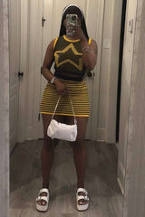 Athletic Style Outfit Set - M, Yellow image