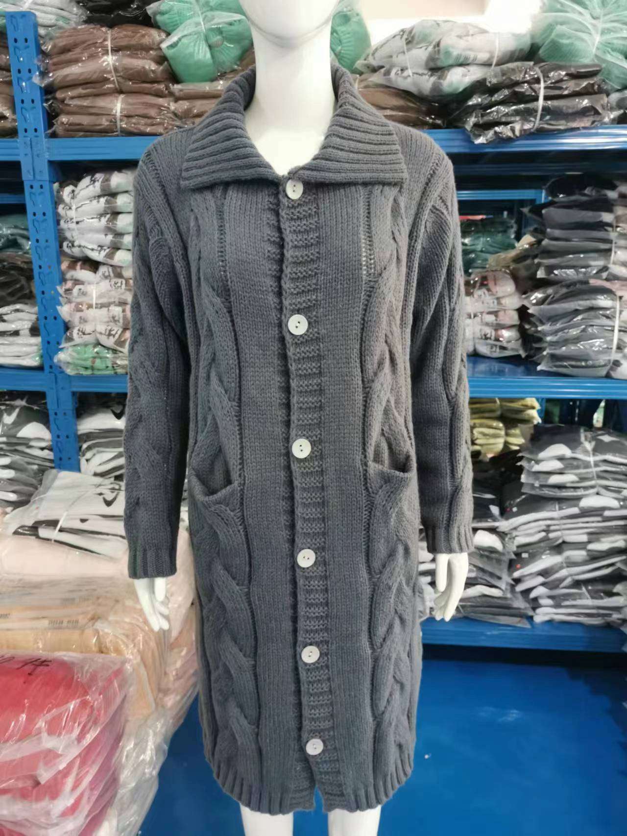 Womens Cardigan Sweater  Long Jacket Outwear image 4
