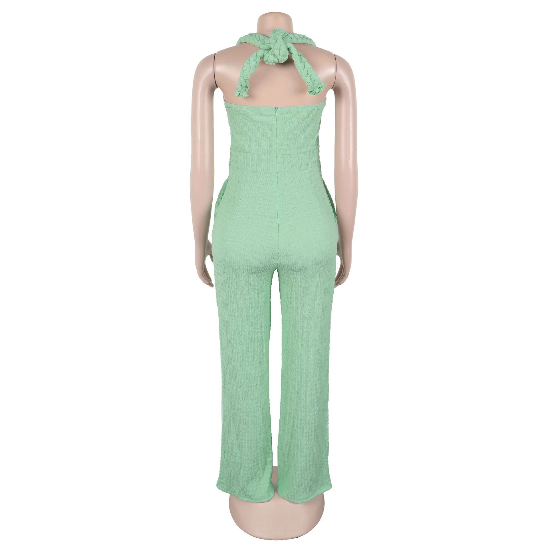 Halter Wide-Leg Jumpsuit image 5