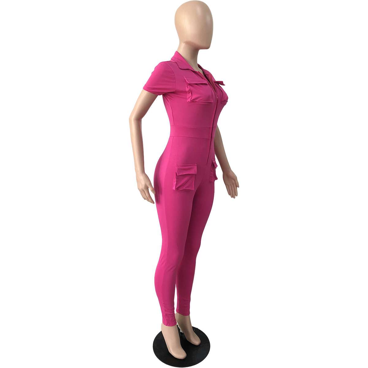 Zipper Front Utility Jumpsuit image 8
