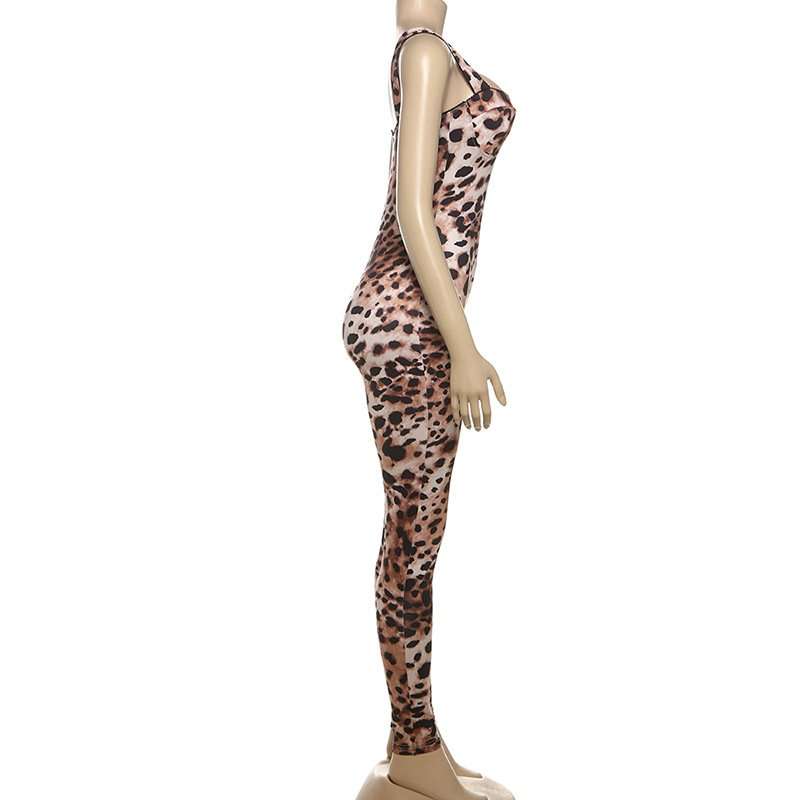 Strapless Animal Print Jumpsuit image 8