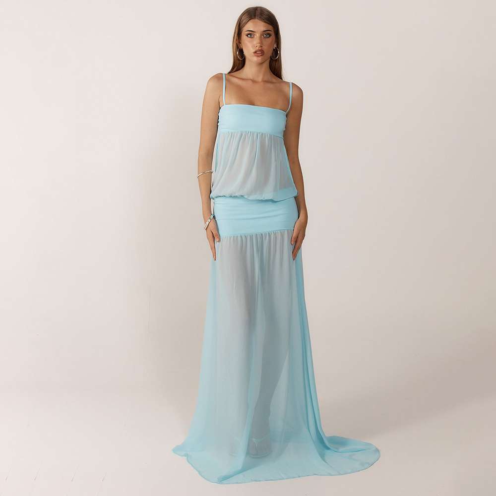 Spaghetti Strap Maxi Dress image 2