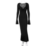 V-Neck Luxury Evening Party Dress image 6