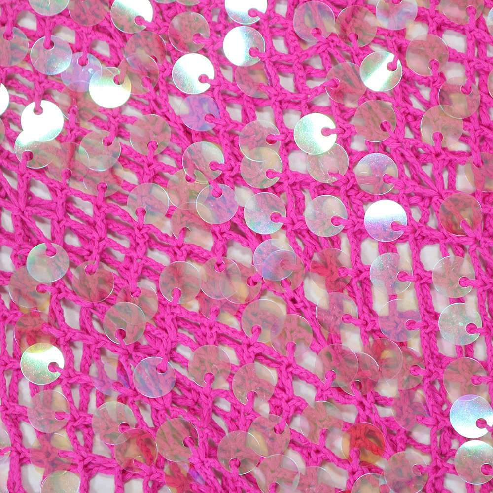 Glam Sequin Fishnet Cover-Up Dress image 6