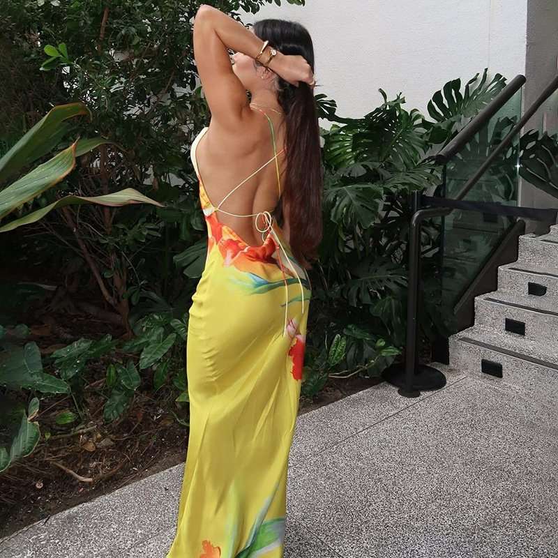 Floral Print Maxi Dress image 2