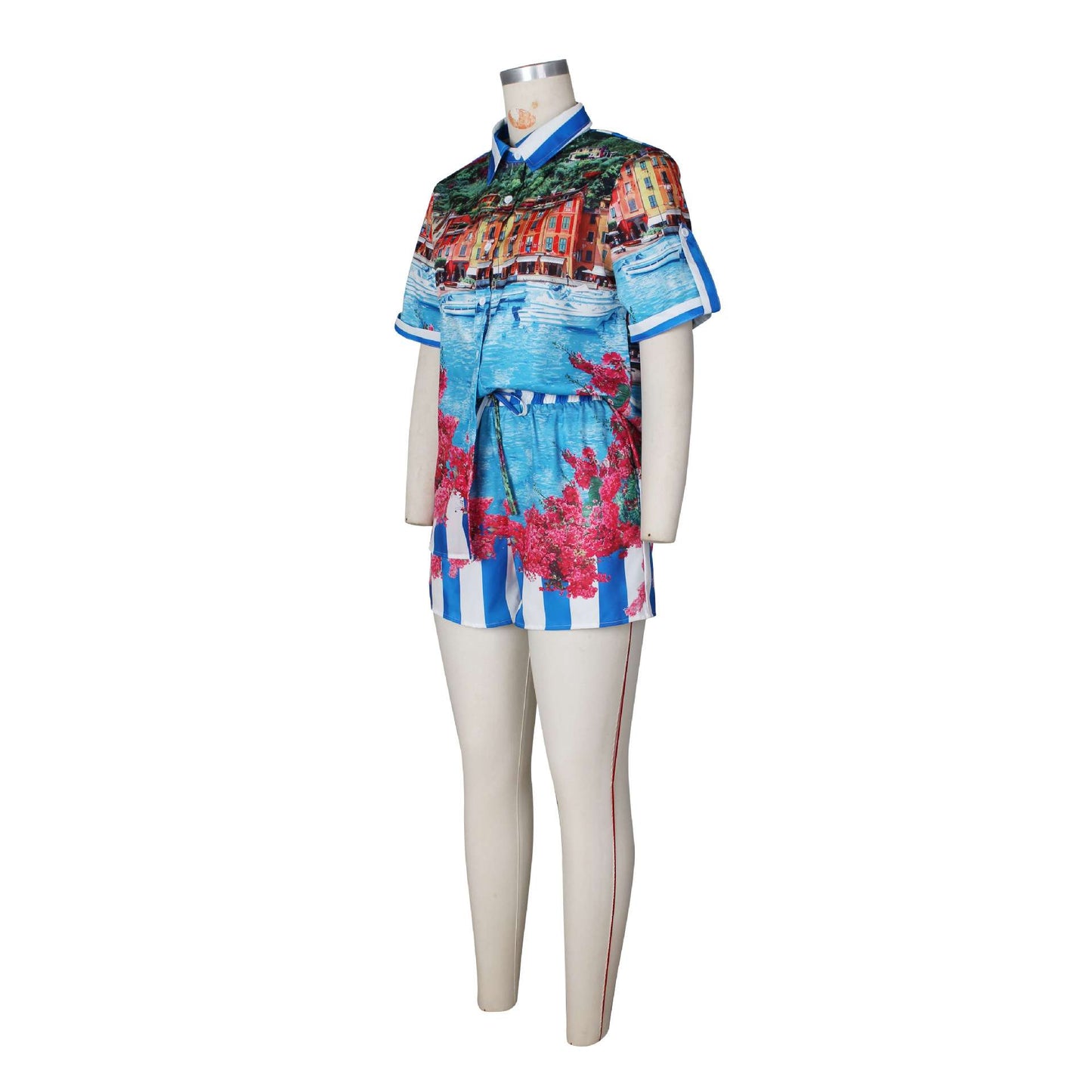 Colorful Printed Shirt & Shorts Sets image 5