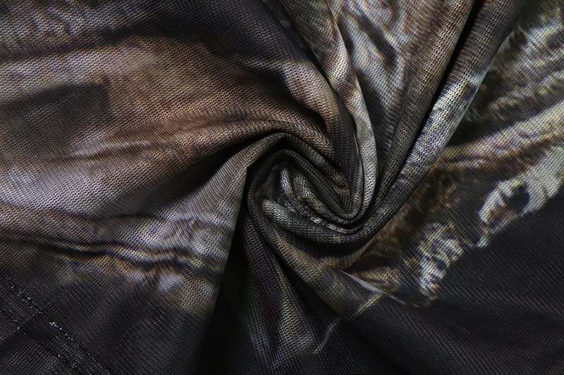 Edgy Printed Two-Piece Long Set image 5