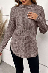 Turtleneck Oversized Pullover Casual Sweater image 0
