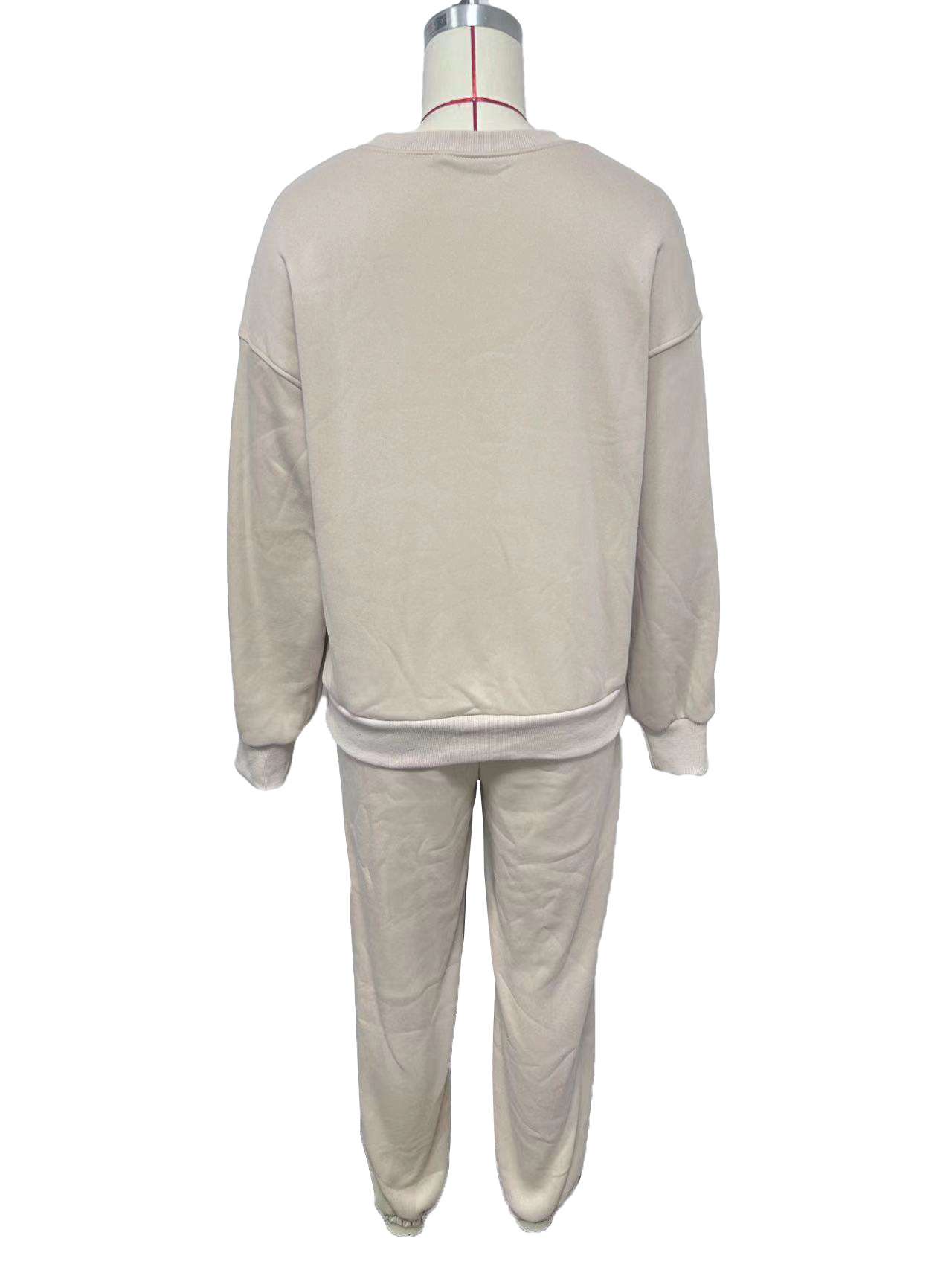 Relax Fit Short Sleeve Sweatshirt Set image 6