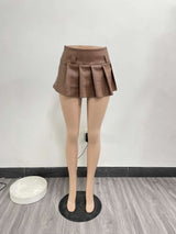 Pleated Mini Skirt image 7
