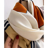 Color-Block Comfortable Luxury Scarf image 4
