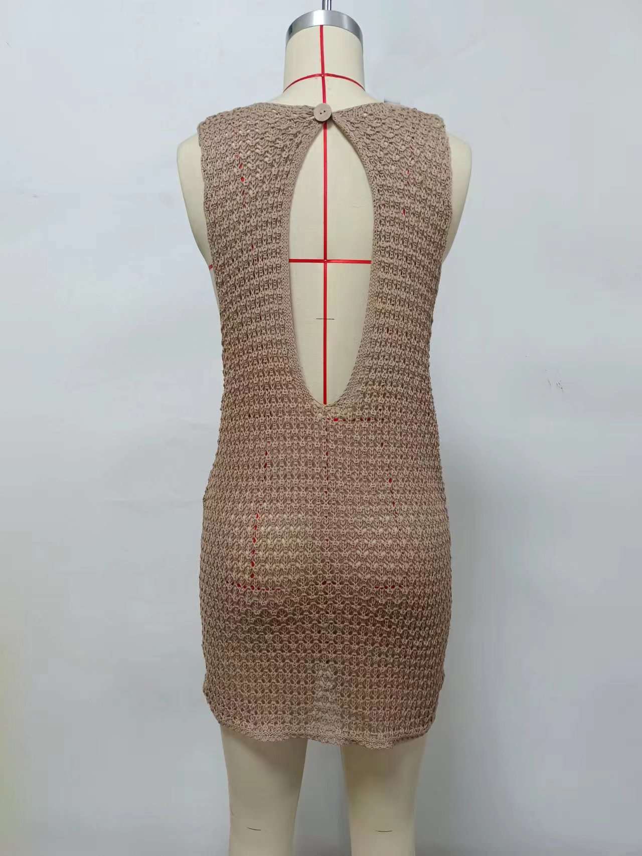 Chic Crochet Mini Dress image 3