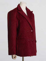 Long Blazer Coat With Belt image 2