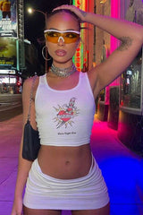 Crop Top and Mini Skirt Set image 0