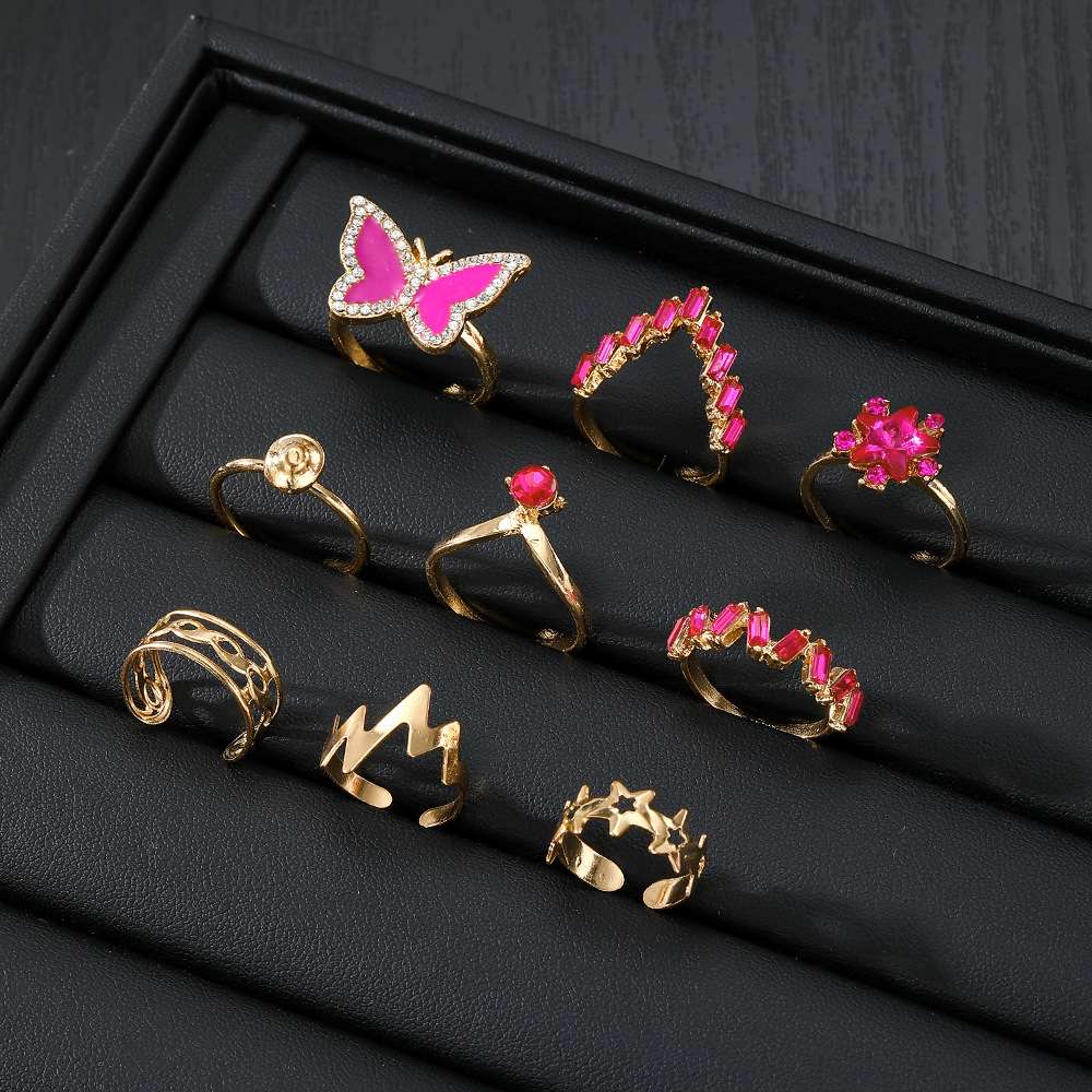 Stylish Rings with Crystal Accents image 4