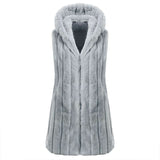Luxe Sherpa Vest - S, Grey image