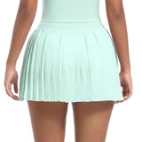 Pleated Wrap-Style Mini Skirt image 6