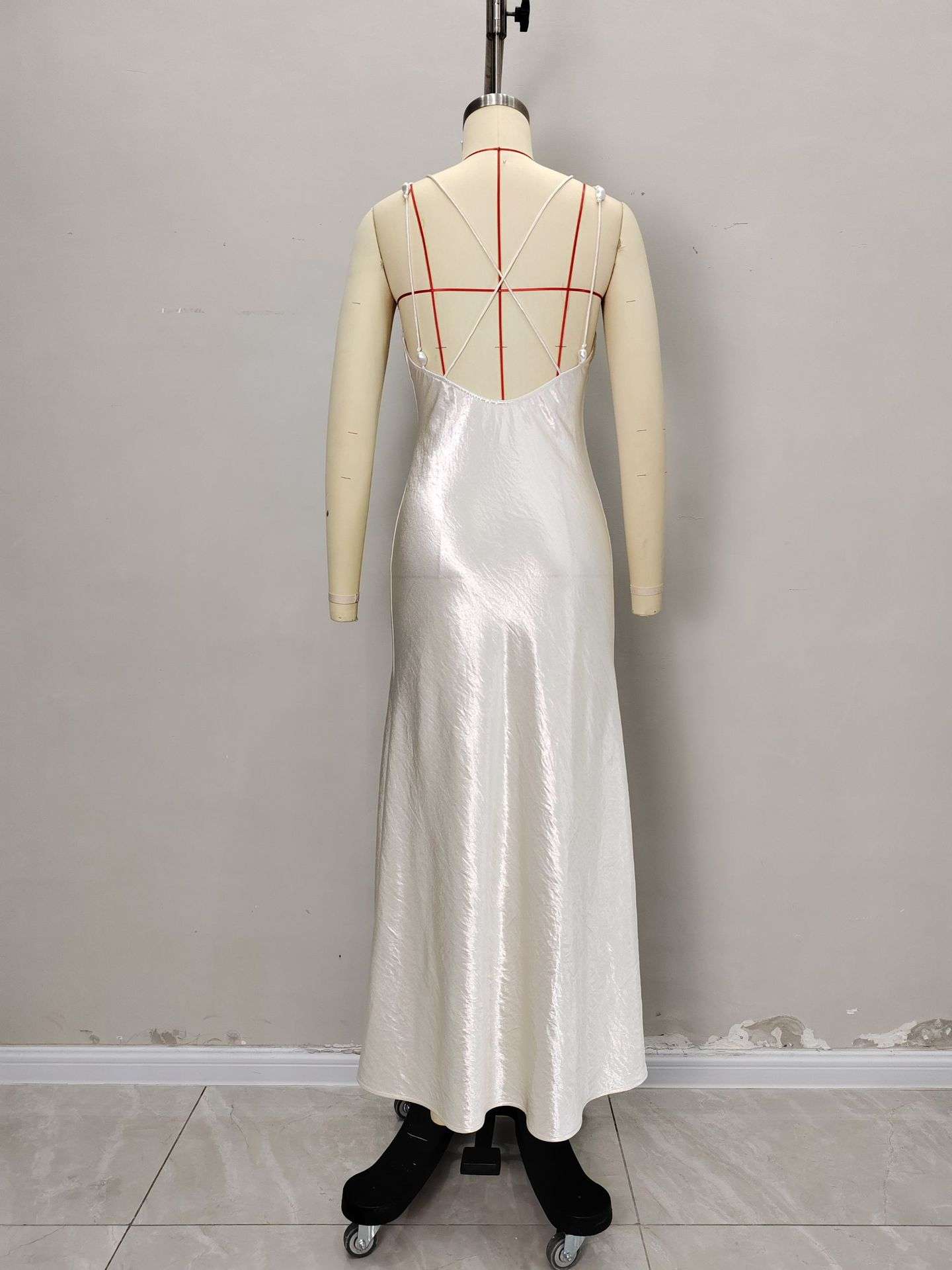 Maxi Dress with Delicate Straps image 5