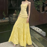 Tiered Maxi Dress with Ruffle Details image 5