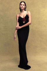 Elegant Maxi Dress with Ruffle Detailing image 1