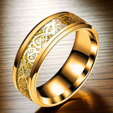 Silver Base Steel Ring for Men image 0