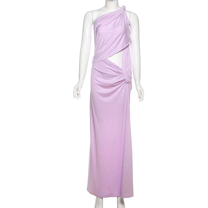 Draped Lavender Goddess Gown image 2