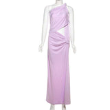 Draped Lavender Goddess Gown image 2
