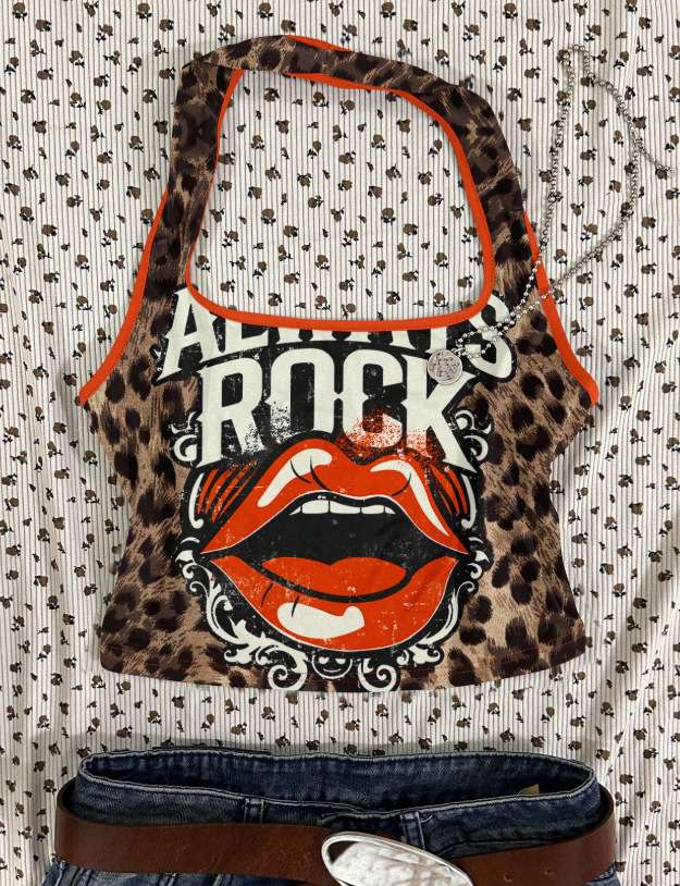 Print Rock Band Graphic Tank Top image 2