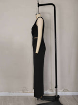 Elegant Sleeveless Wide-Leg Jumpsuit image 5