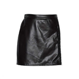Mini Skirt with Lace Cutout and Front Zipper image 2