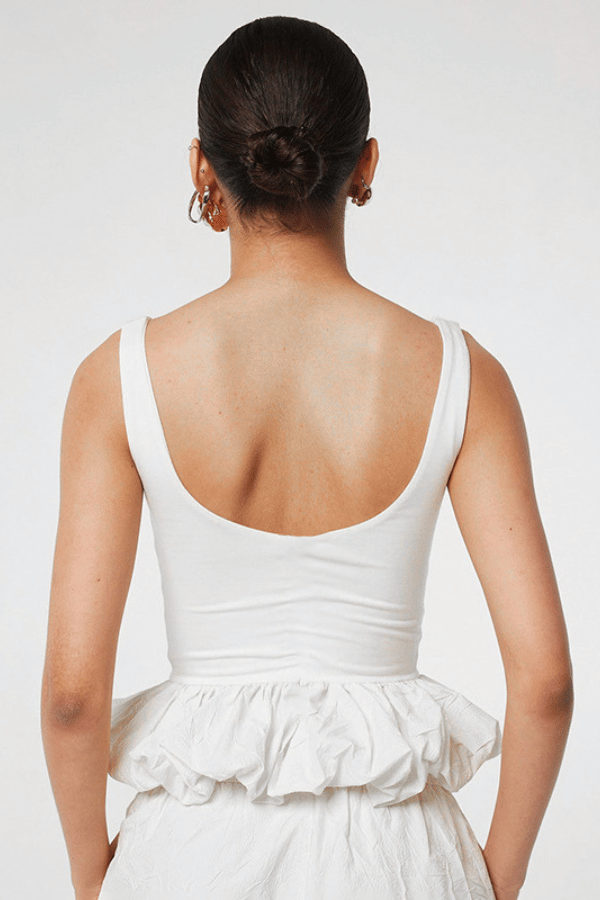 Chic Peplum Charm Top image 2