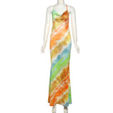 Colorful Tie-Dye Maxi Dress image 5