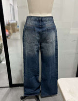 Wide-Leg Pants with Side Studded Detailing image 3