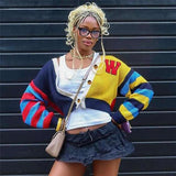 Varsity Pop Knit Cardigan image 0