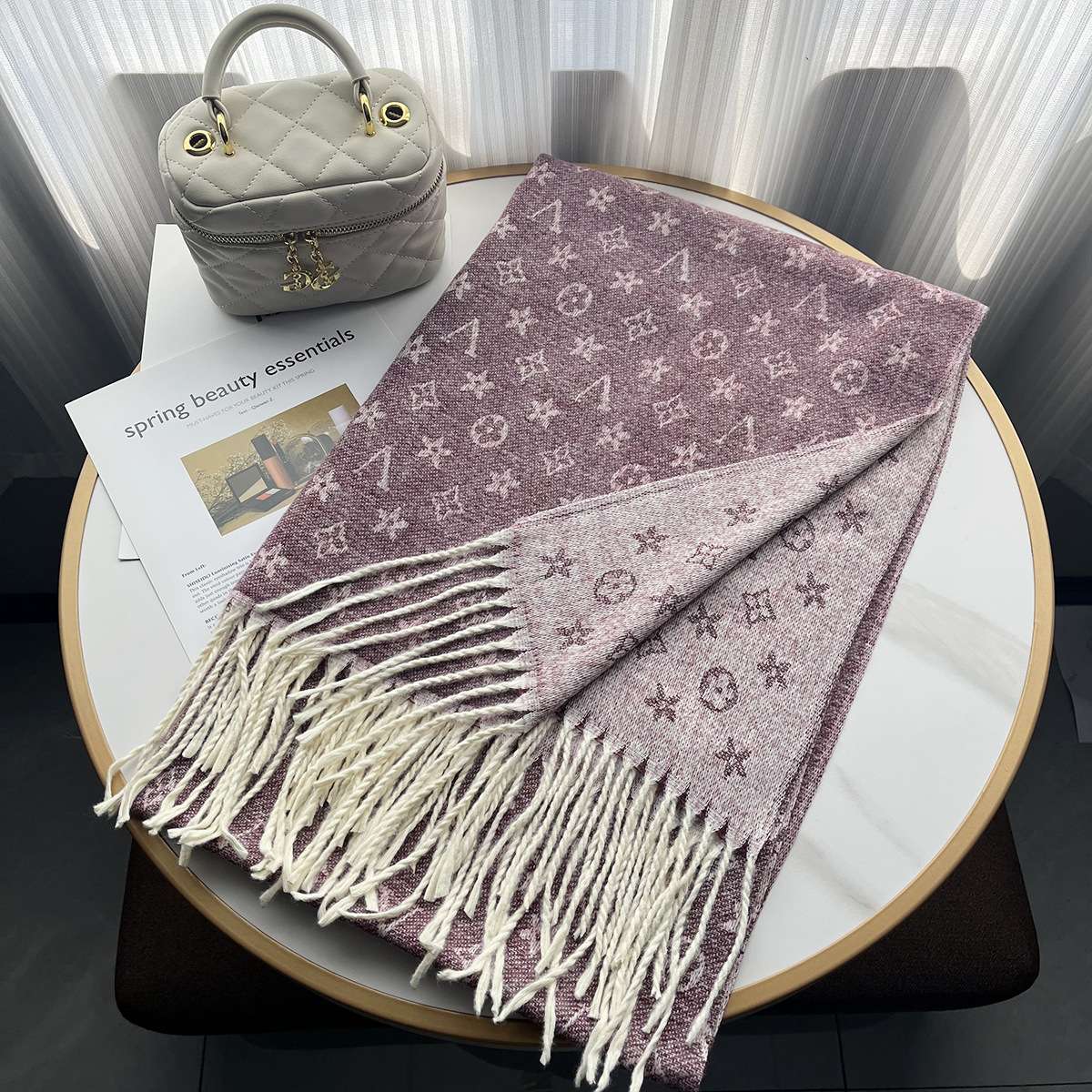 Winter Fashion Luxury Shawl Tassel Wrap image 2