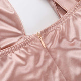 Halter Neck Dress with Side Slit image 5