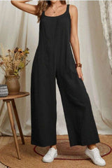 Wide-Leg Sleeveless Jumpsuit image 1